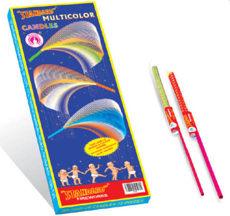 Colour Candles (5pcs)